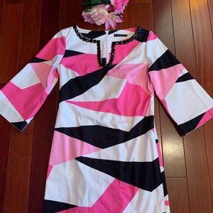 Penta Pink & Black Dress